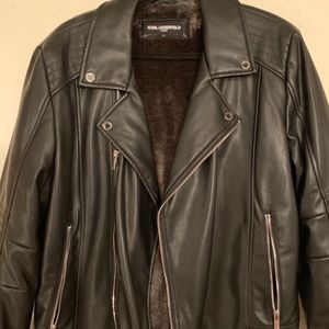Men’s Faux Leather Moto Jacket